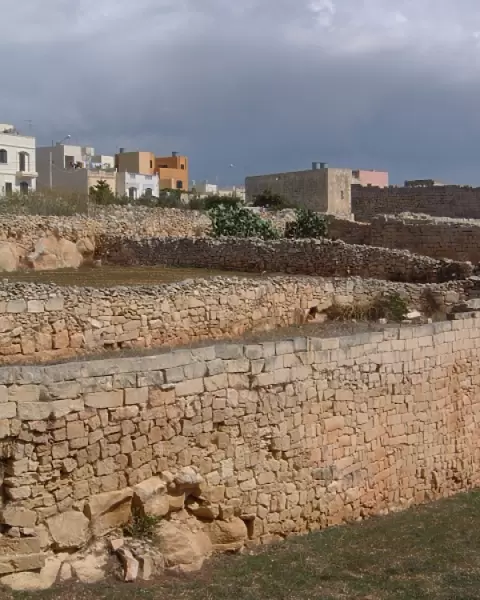 Stone walls, Siggiewi, Malta