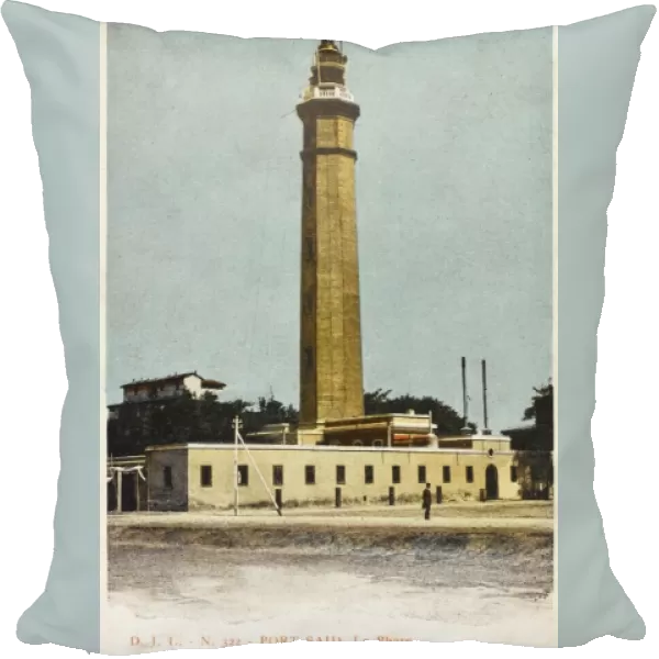 The lighthouse at Port Said, Egypt