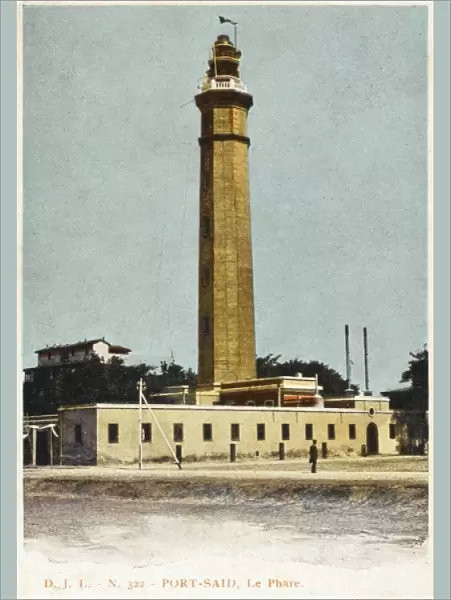 The lighthouse at Port Said, Egypt