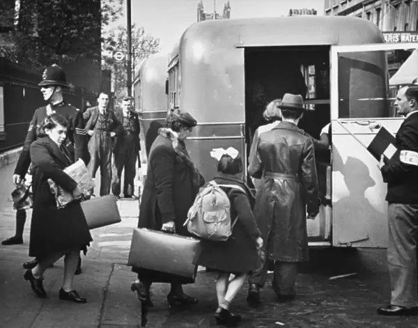 Belgian refugee transport WWII