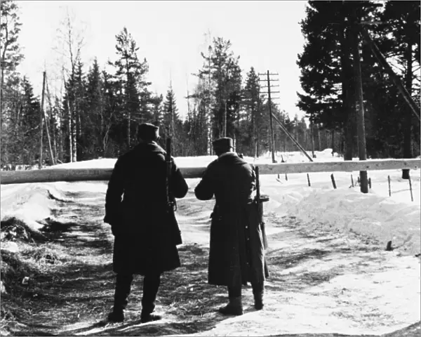 New Finnish-Soviet border WWII