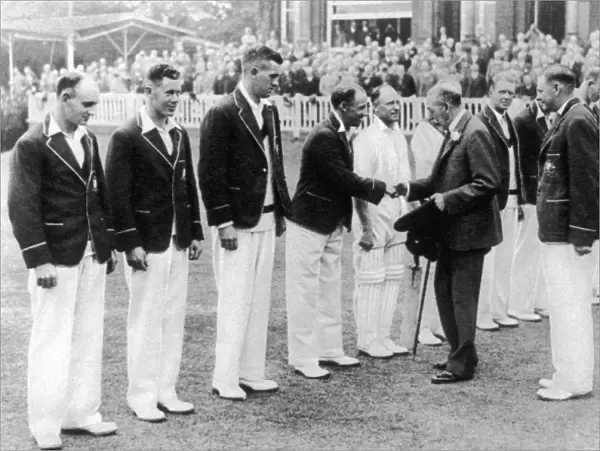 Englands test match victory: meeting the King