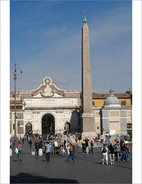 Piazza del Popolo and obelisk, Rome, Italy