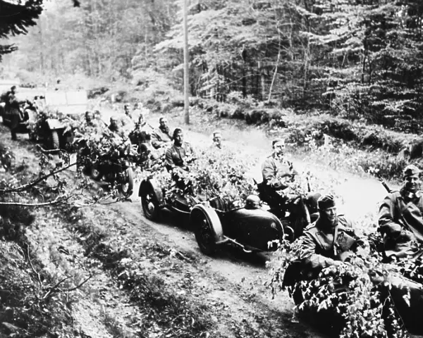 German troops in France WWII