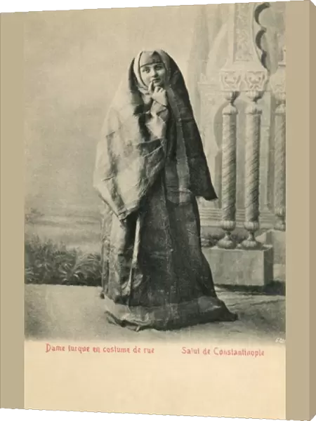 Turkish lady in Street Costume