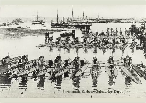 Submarine depot at Portsmouth Harbour