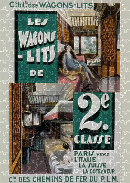 French Wagons-Lit poster