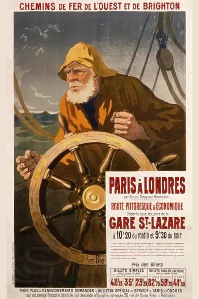 French travel poster