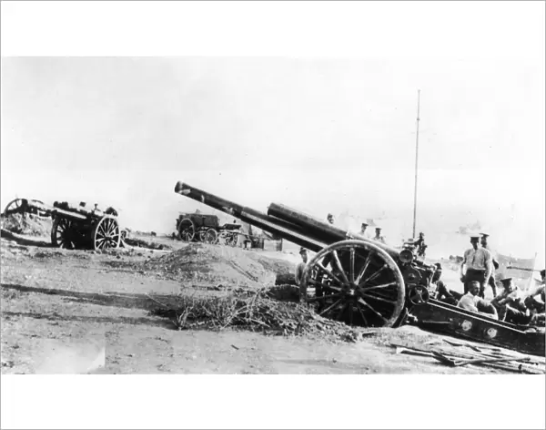 British artillery WWI