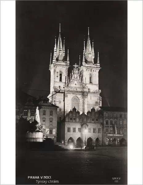 The Church of Our Lady before Tyn - Prague (at night)