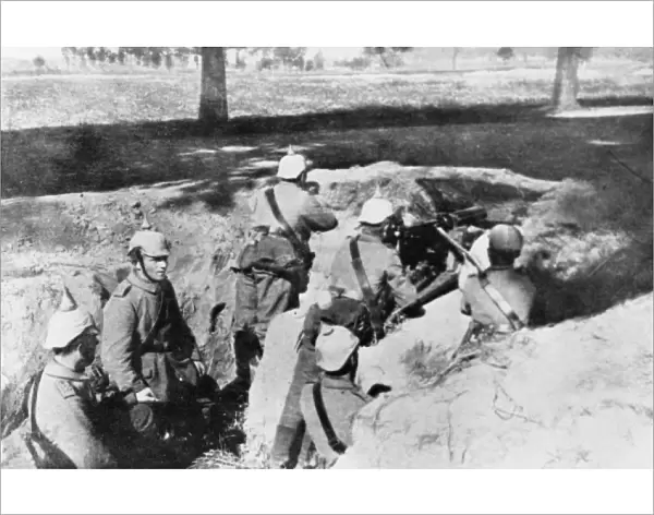 German soldiers near Antwerp WWI