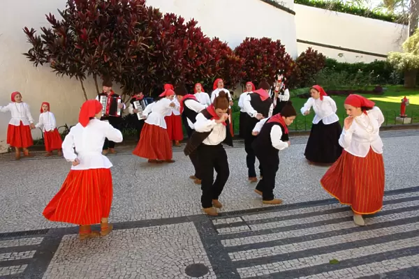 Dancers from Campanario, in Funchal, Madeira