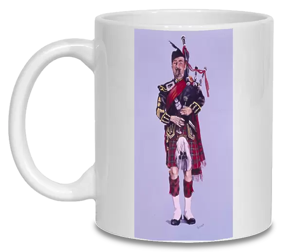 Pipe Major of the Queens Own Highlanders