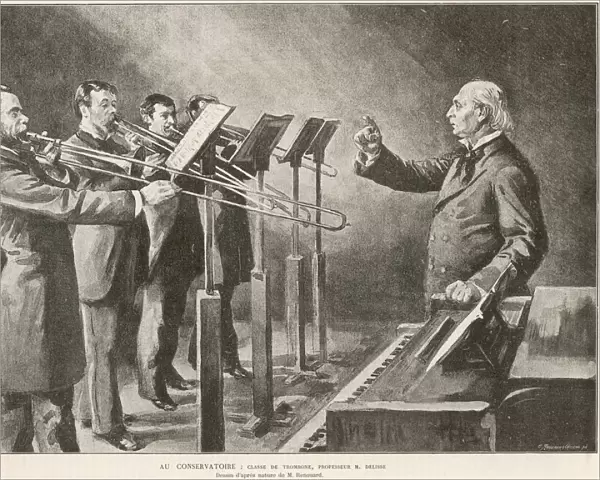 A trombone lesson at the Conservatoire