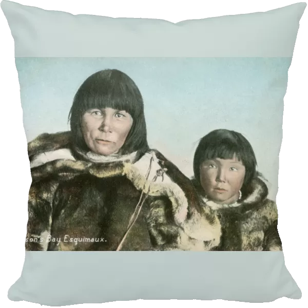 Hudsons Bay Inuit Mother and Daughter