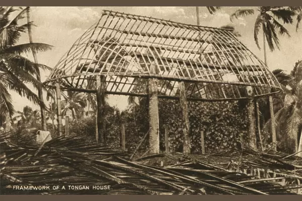 Framework of a Tongan House