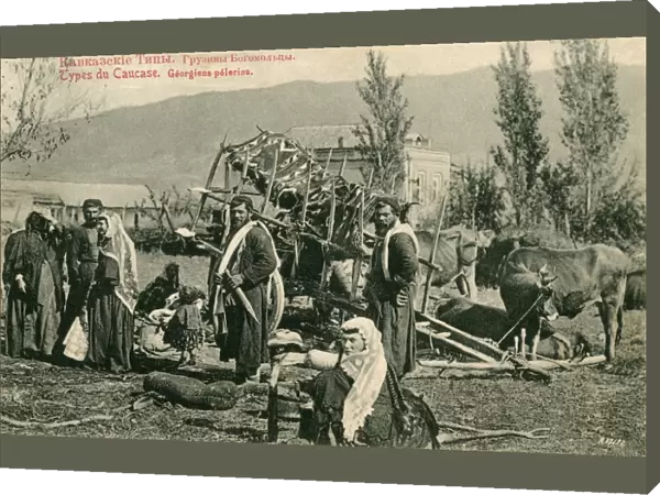 Georgia - A group of Georgian Pilgrims