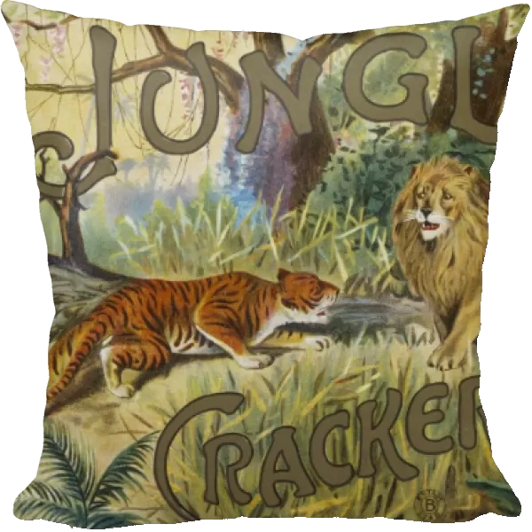 Jungle Crackers box label design