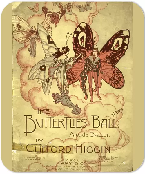 Cover design for The Butterflies Ball