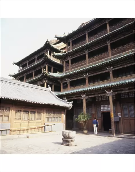 Buddhist monastery in Datong, Shanxi, China