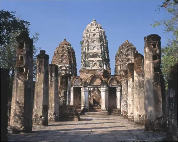 Wat Sri Sawai, Old Sukhothai, Thailand
