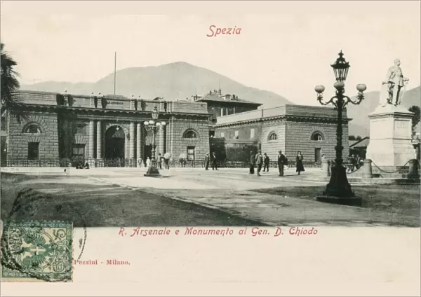 Spezia - Royal Arsenal and Monument to General Chiodo