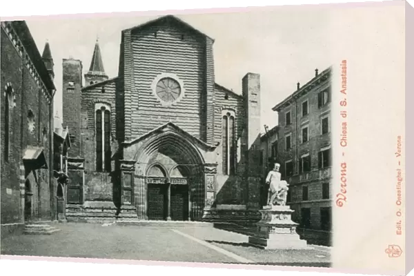Italy - Verona - Church of St Anastasia
