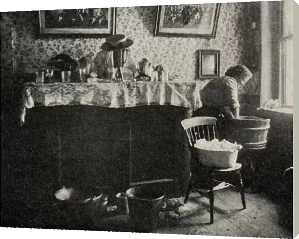 House interior, East End of London