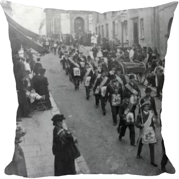 Odd Fellows parade, Haverfordwest, South Wales