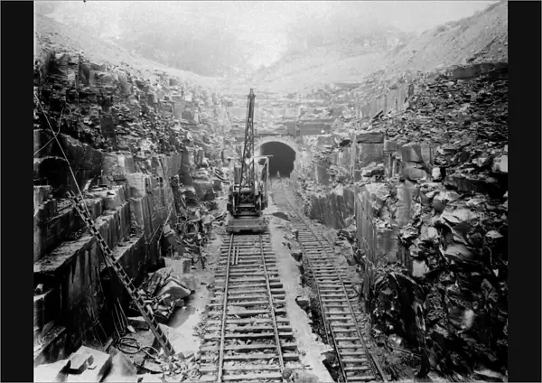 Tunnel construction, Great Western Railway, South Wales