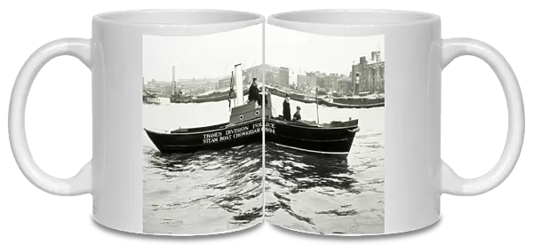 Metropolitan Police boat on the River Thames