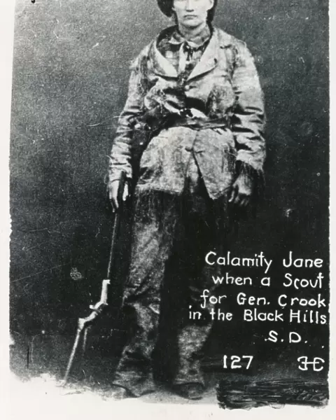 Calamity Jane when she was a scout for General Crook