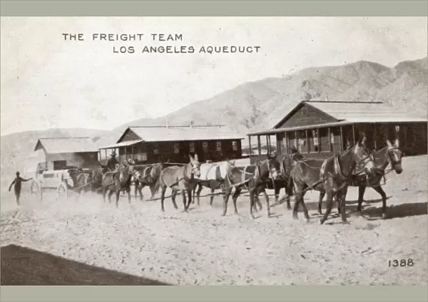 The freight team, Los Angeles Aqueduct