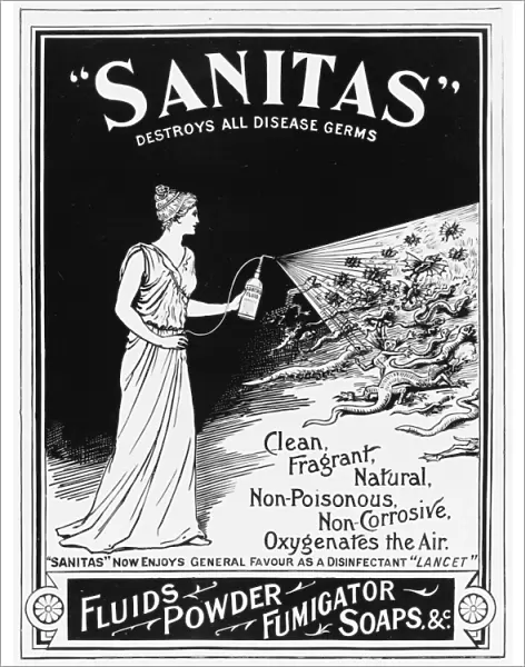 Sanitas - destroys all disease germs