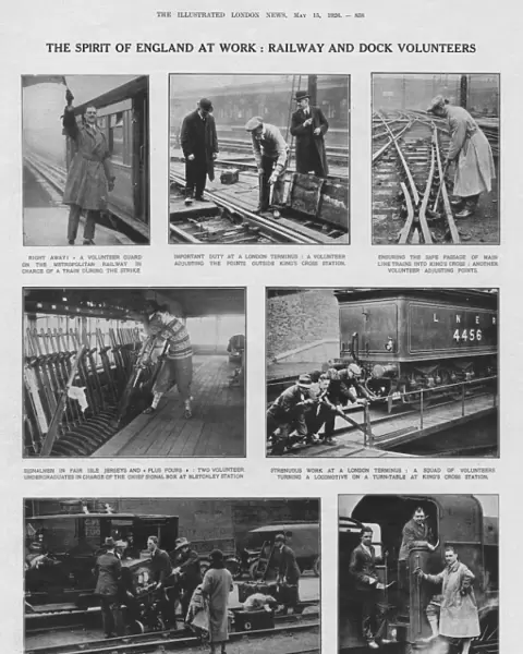 The spirit of England at work: railway and dock volunteers