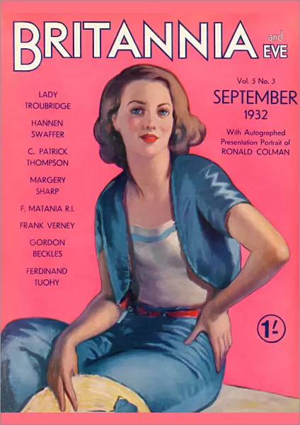Britannia and Eve magazine, September 1932