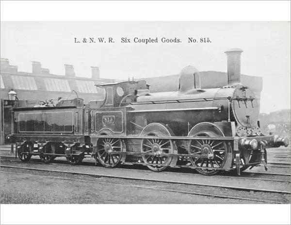 Locomotive no 815 0-6-0 goods engine L&NWR