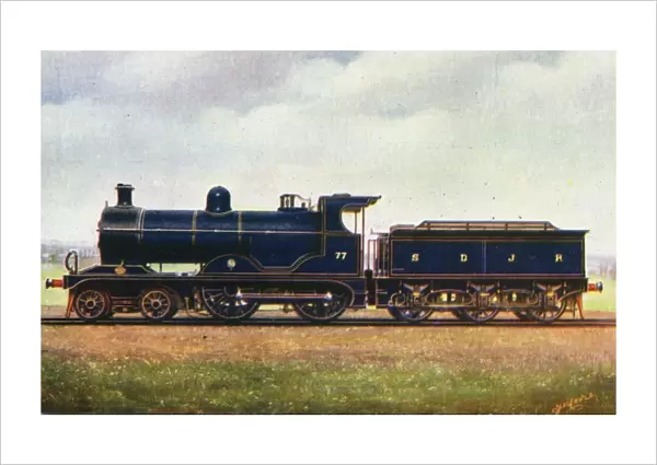 Locomotive no 77 4-4-0 express engine