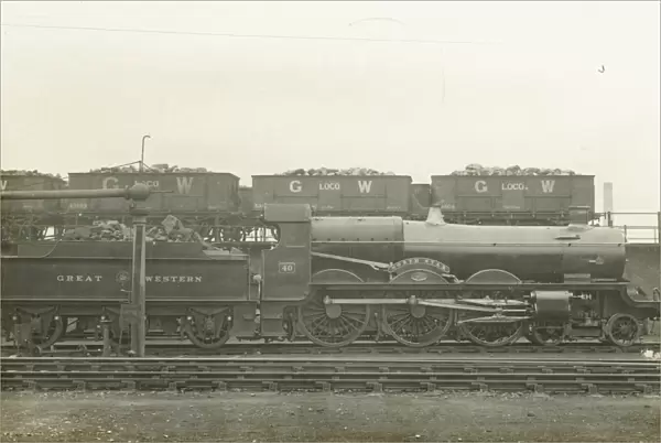 Locomotive no 40 North Star, side view