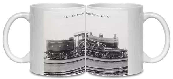 Locomotive no 1870 four coupled bogie express