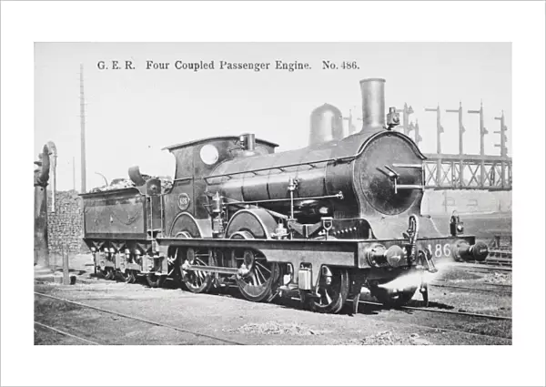 Locomotive no 486 four coupled passenger express
