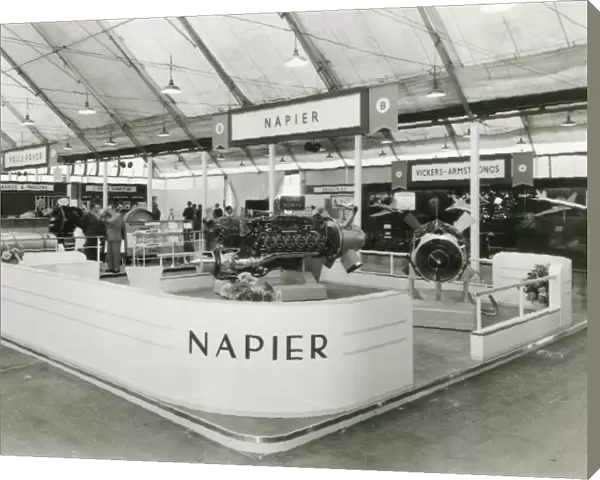 Napier Nomad engine on show - Farnborough Air Show