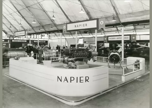 Napier Nomad engine on show - Farnborough Air Show
