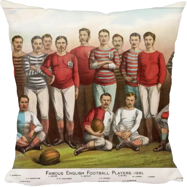 English football players in team picture