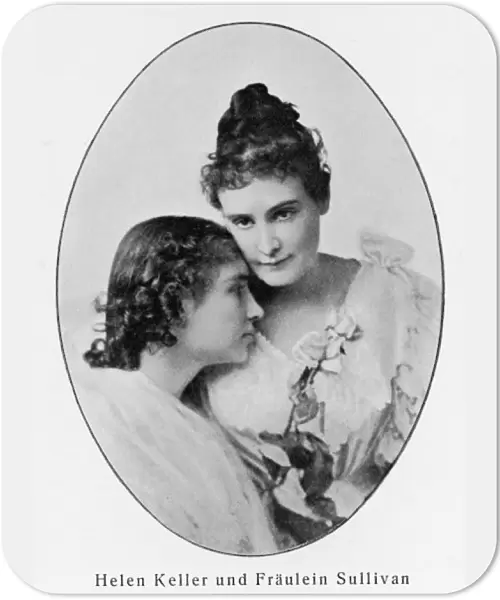 Helen Keller and her teacher