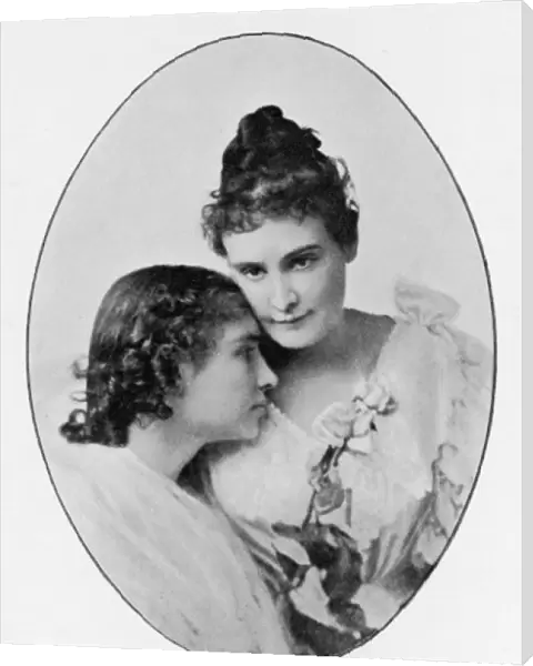 Helen Keller and her teacher