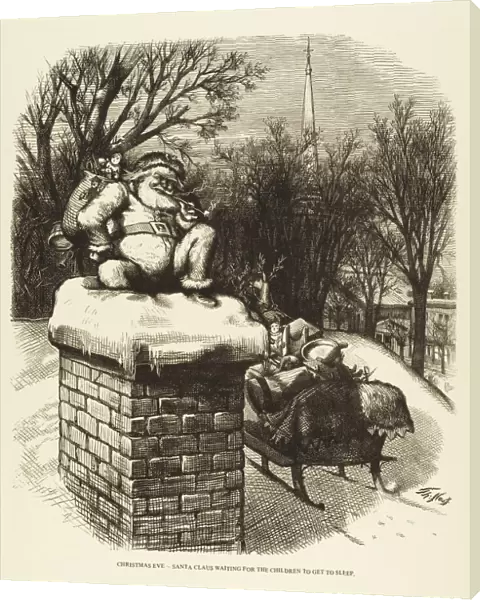 Santa  /  Chimney 1870