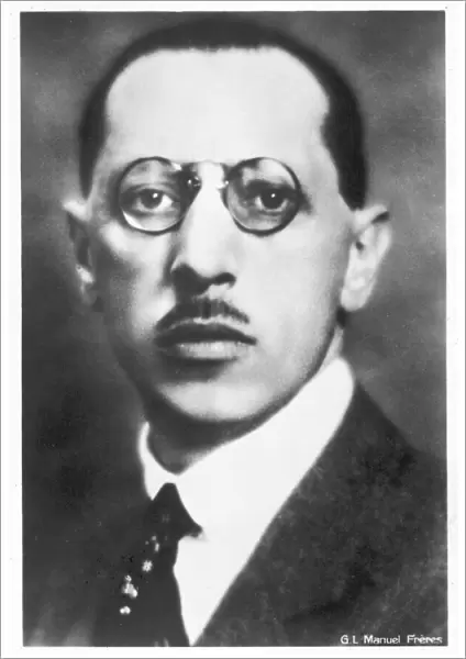 Igor Stravinsky  /  Postcard