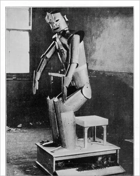 Robot character from a play by Karel Capek