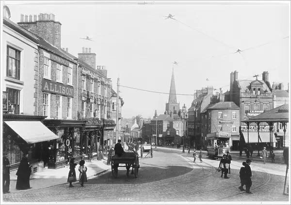 Street scene in Darlington, County Durham